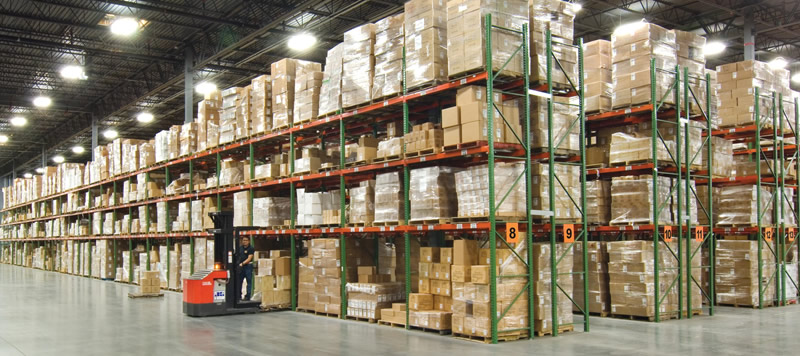 Industrial pallet racks and warehouse racking systems